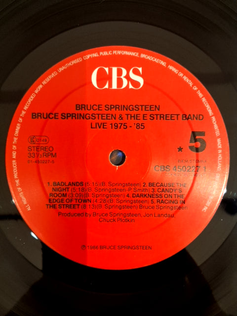 LP Bruce Springsteen Live 1975-85